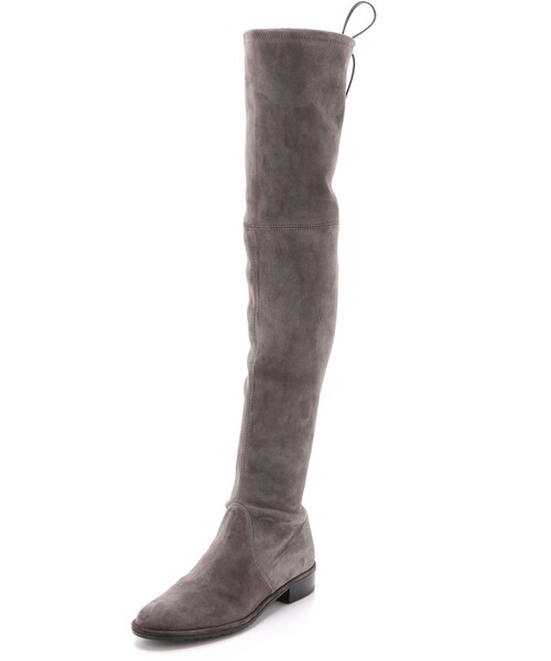 STUART WEITZMAN（スチュアートワイツマン）の「Stuart Weitzman Lowland Over the Knee Boots（ブーツ・レディース・Black/Londra/Purple・4/4.5/5/5.5/6/6.5/7/7.5/8/8.5/9/9.5/10）」の3枚目の写真