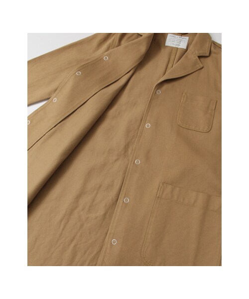 URBAN RESEARCH DOORS（アーバンリサーチドアーズ）の「FORK&SPOON フレンチワークコート（ジャケット/アウター・レディース・CAMEL/NAVY/KINARI・one）」の14枚目の写真