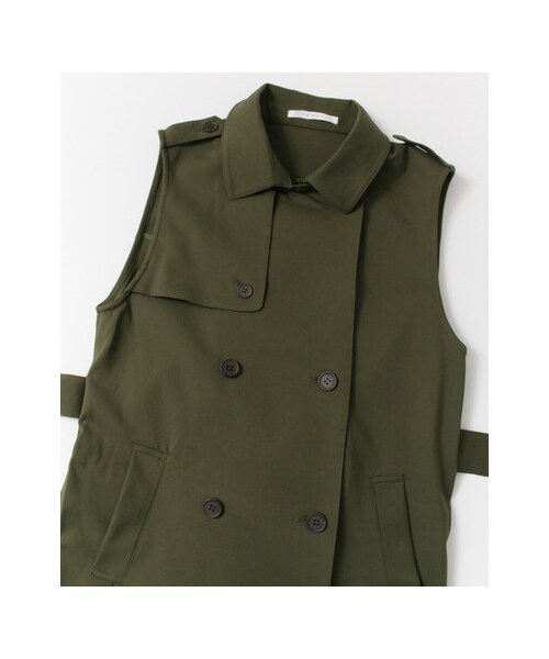 KBF(ケイビーエフ)の「ノースリーブトレンチコート(ジャケット/アウター・レディース・KHAKI/BEIGE・one)」の18枚目の写真