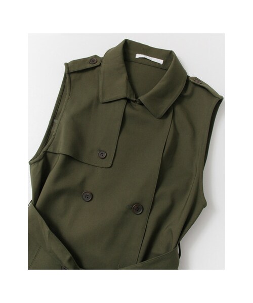 KBF(ケイビーエフ)の「ノースリーブトレンチコート(ジャケット/アウター・レディース・KHAKI/BEIGE・one)」の15枚目の写真