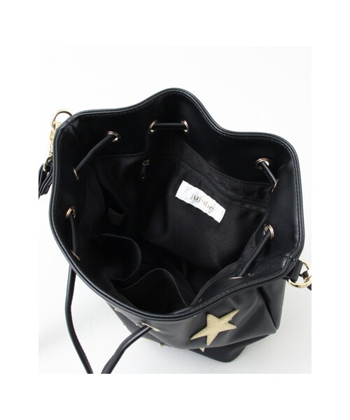 URBAN RESEARCH（アーバンリサーチ）の「jujube 2WAYスター巾着BAG（バッグ・レディース・BLK/NVY・FREE）」の14枚目の写真