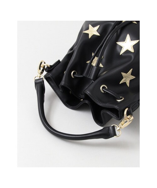 URBAN RESEARCH（アーバンリサーチ）の「jujube 2WAYスター巾着BAG（バッグ・レディース・BLK/NVY・FREE）」の6枚目の写真