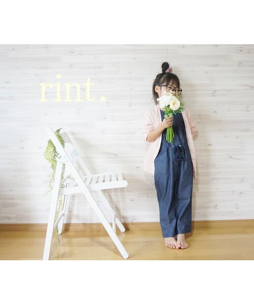 no brand（ノーブランド）の「＊9月7日12:00発売＊インディゴデニムサロペット　《100～130》（デニムパンツ・キッズ・その他）」の6枚目の写真