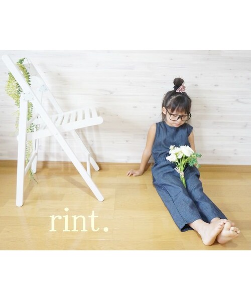 no brand（ノーブランド）の「＊9月7日12:00発売＊インディゴデニムサロペット　《100～130》（デニムパンツ・キッズ・その他）」の8枚目の写真