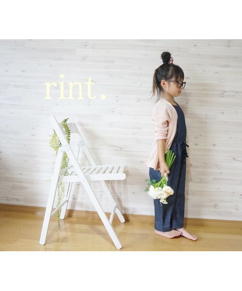 no brand（ノーブランド）の「＊9月7日12:00発売＊インディゴデニムサロペット　《100～130》（デニムパンツ・キッズ・その他）」の7枚目の写真