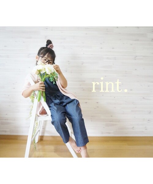 no brand（ノーブランド）の「＊9月7日12:00発売＊インディゴデニムサロペット　《100～130》（デニムパンツ・キッズ・その他）」の5枚目の写真