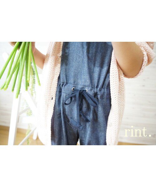 no brand（ノーブランド）の「＊9月7日12:00発売＊インディゴデニムサロペット　《100～130》（デニムパンツ・キッズ・その他）」の10枚目の写真