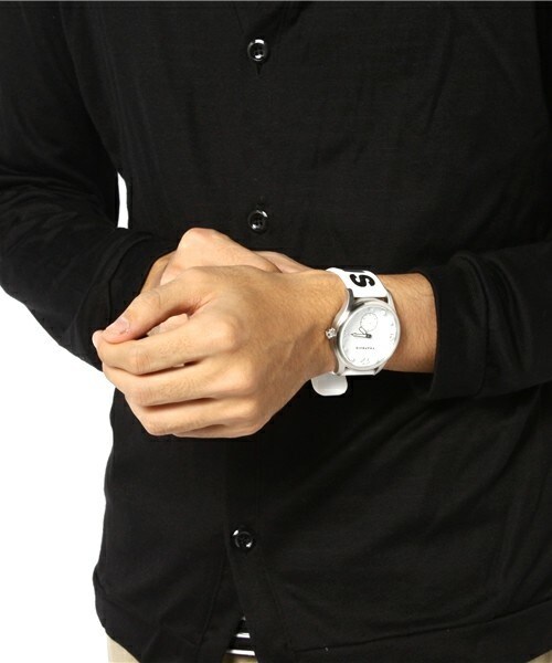 FRAPBOIS（フラボア）の「フラウォッチ（アナログ腕時計・メンズ・ホワイト/ブラック・FREE）」の9枚目の写真