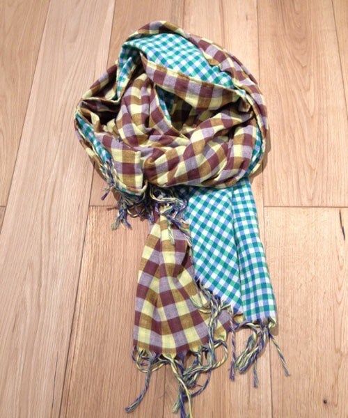 FRAPBOIS（フラボア）の「アフリチェックストール（ストール/ショール・レディース・ブラウン系その他/ピンク系その他・FREE）」の9枚目の写真