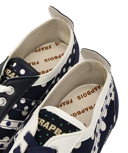 ◆フラボア新品ドットジャガードスニーカー◆２４．５～２５ｃｍ