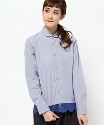 FRAPBOIS half | ビスケットシャツ(シャツ/ブラウス)