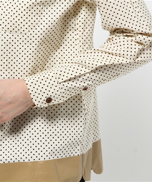 FRAPBOIS half（フラボアハーフ）の「ビスケットシャツ（シャツ/ブラウス・レディース・ホワイト/ベージュ系その他/ブルー系その他・1/2）」の8枚目の写真
