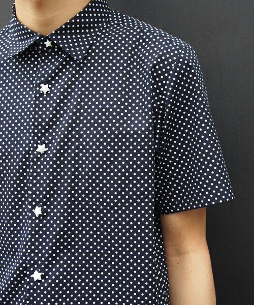 FRAPBOIS（フラボア）の「エトワール（シャツ/ブラウス・メンズ・ホワイト/カーキ/ネイビー・2/3/4）」の6枚目の写真