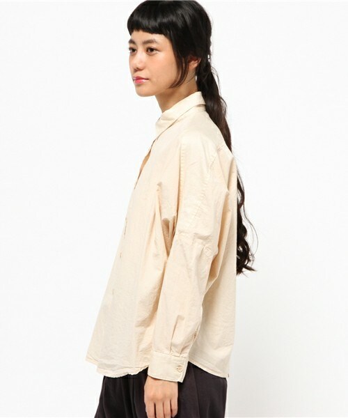 FRAPBOIS（フラボア）の「オーガニックダイ（シャツ/ブラウス・レディース・ブラック系その他/グレー/ベージュ・1）」の5枚目の写真