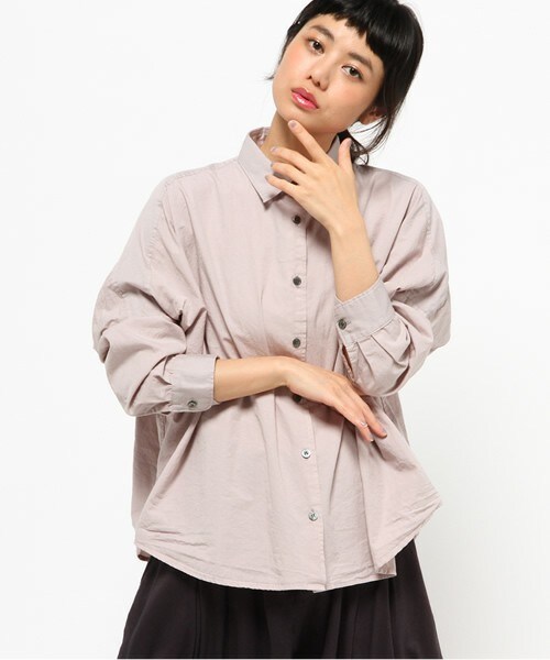 FRAPBOIS（フラボア）の「オーガニックダイ（シャツ/ブラウス・レディース・ブラック系その他/グレー/ベージュ・1）」の3枚目の写真