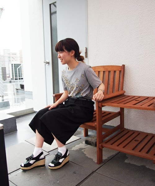 FRAPBOIS(フラボア)の「ルズィー(その他パンツ・レディース・ブラック/ネイビー・0/1)」の2枚目の写真