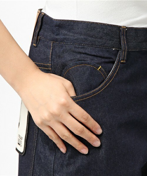 FRAPBOIS（フラボア）の「ハーフデニム（デニムパンツ・レディース・インディゴブルー・0/1/2/3）」の7枚目の写真