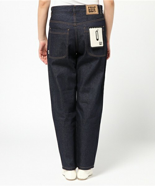 FRAPBOIS（フラボア）の「ハーフデニム（デニムパンツ・レディース・インディゴブルー・0/1/2/3）」の4枚目の写真