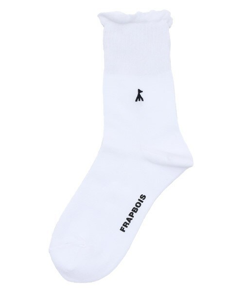 FRAPBOIS（フラボア）の「フラソック（ソックス/靴下・レディース・ホワイト/ネイビー・FREE）」の2枚目の写真
