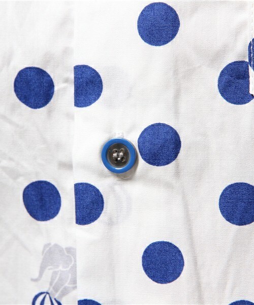 FRAPBOIS（フラボア）の「エレオンドット（シャツ/ブラウス・メンズ・ブラック/ブルー・2/3）」の10枚目の写真