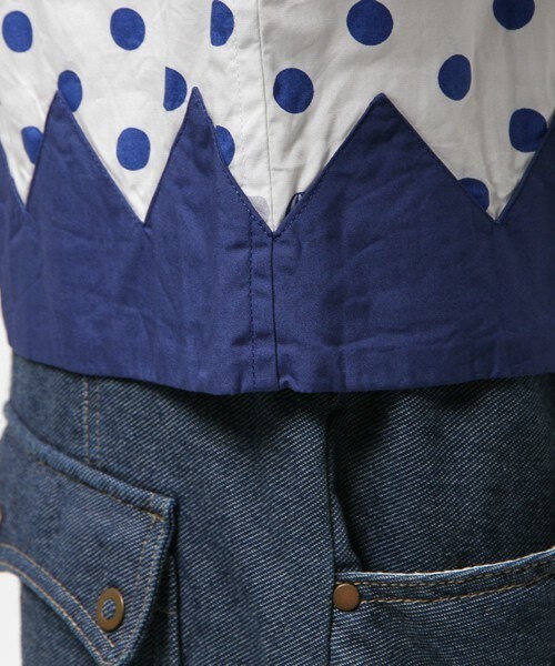 FRAPBOIS（フラボア）の「エレオンドット（シャツ/ブラウス・メンズ・ブラック/ブルー・2/3）」の8枚目の写真