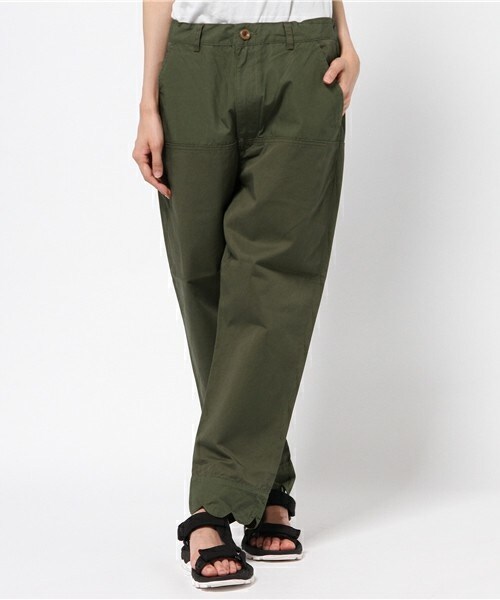 FRAPBOIS（フラボア）の「ドッキングチノ（チノパンツ・レディース・オフホワイト/ベージュ/カーキ・1/2）」の3枚目の写真