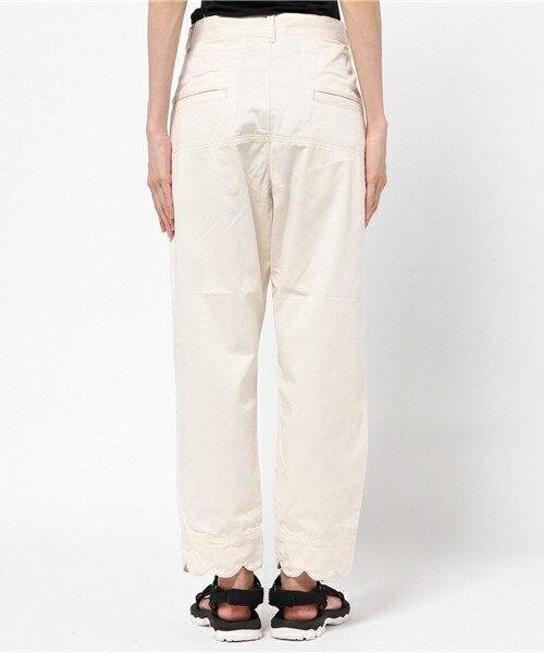 FRAPBOIS（フラボア）の「ドッキングチノ（チノパンツ・レディース・オフホワイト/ベージュ/カーキ・1/2）」の6枚目の写真