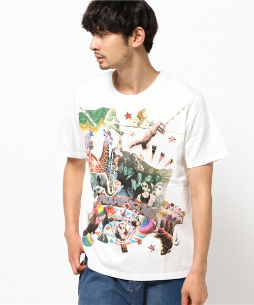 FRAPBOIS（フラボア）の「ポップアップT（Tシャツ/カットソー・メンズ・ホワイト/ブラック・2/3）」の2枚目の写真