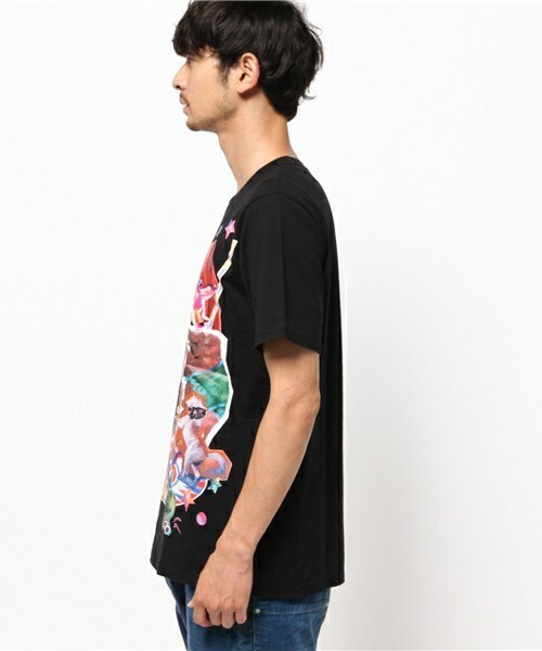 FRAPBOIS（フラボア）の「ポップアップT（Tシャツ/カットソー・メンズ・ホワイト/ブラック・2/3）」の4枚目の写真