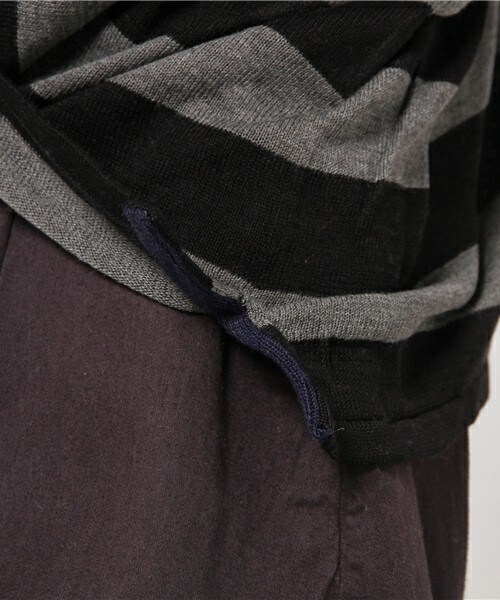 FRAPBOIS（フラボア）の「テンセルコットニット（ニット/セーター・レディース・ブラック/グレー/ベージュ・1）」の14枚目の写真