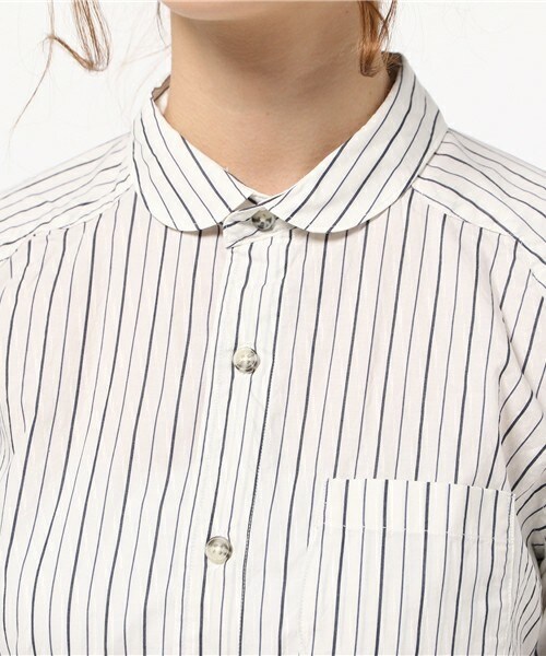 FRAPBOIS（フラボア）の「クラップシャツ②（half）（シャツ/ブラウス・レディース・ホワイト系その他/グレー系その他/ブルー系その他・1/2）」の7枚目の写真