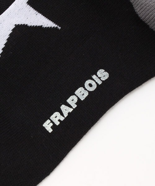 FRAPBOIS（フラボア）の「スターソックス（ソックス/靴下・レディース・ホワイト/ブラック・1/2）」の5枚目の写真