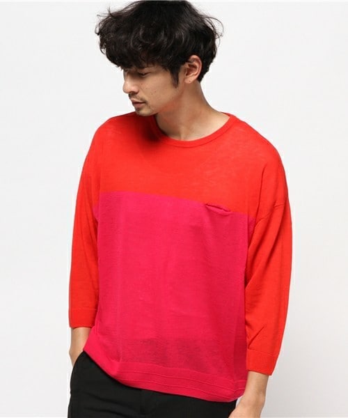 FRAPBOIS（フラボア）の「エアウールニット（ニット/セーター・レディース・ブラック/グレー/レッド・1）」の3枚目の写真