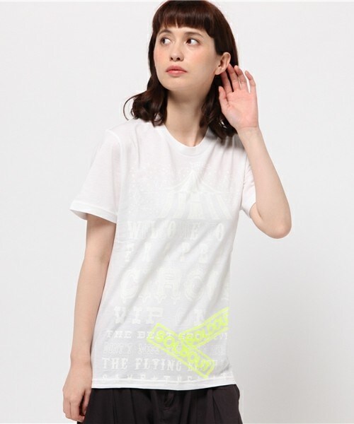 FRAPBOIS(フラボア)の「FRAPBOIS×ShogoSekine(Tシャツ/カットソー・レディース・ホワイト/トップグレー・1/2/3)」の2枚目の写真