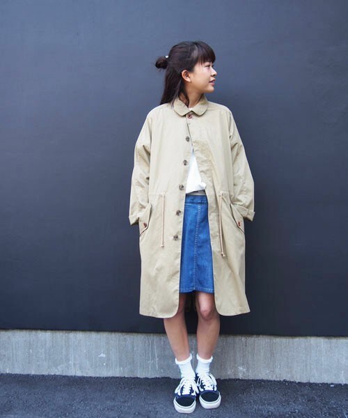 FRAPBOIS（フラボア）の「ミリコート（ステンカラーコート）」 - WEAR