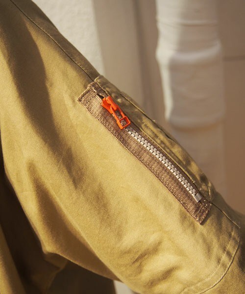 FRAPBOIS（フラボア）の「ミリコート（ミリタリージャケット・レディース・ベージュ/カーキ/ネイビー・1/2）」の7枚目の写真