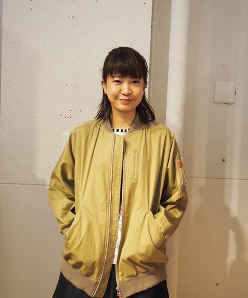 FRAPBOIS（フラボア）の「ミリコート（ミリタリージャケット・レディース・ベージュ/カーキ/ネイビー・1/2）」の4枚目の写真