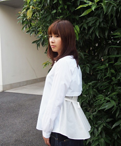 FRAPBOIS（フラボア）の「シャンブロー（シャツ/ブラウス・レディース・ホワイト/ストライプ/チェック・0/1）」の9枚目の写真