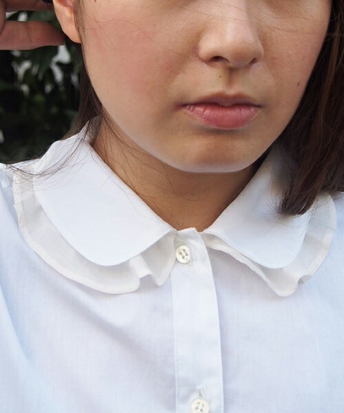 FRAPBOIS（フラボア）の「シャンブロー（シャツ/ブラウス・レディース・ホワイト/ストライプ/チェック・0/1）」の7枚目の写真