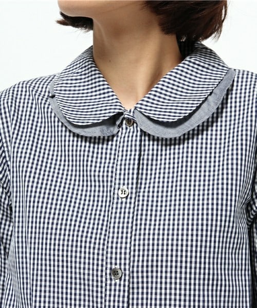 FRAPBOIS（フラボア）の「シャンブロー（シャツ/ブラウス・レディース・ホワイト/ストライプ/チェック・0/1）」の12枚目の写真