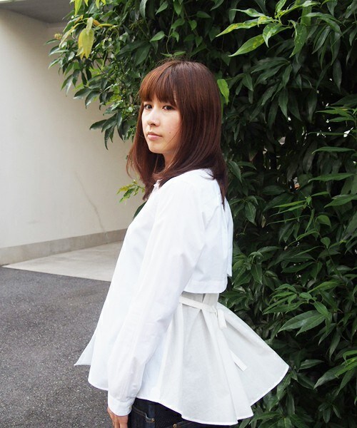 FRAPBOIS（フラボア）の「シャンブロー（シャツ/ブラウス・レディース・ホワイト/ストライプ/チェック・0/1）」の2枚目の写真