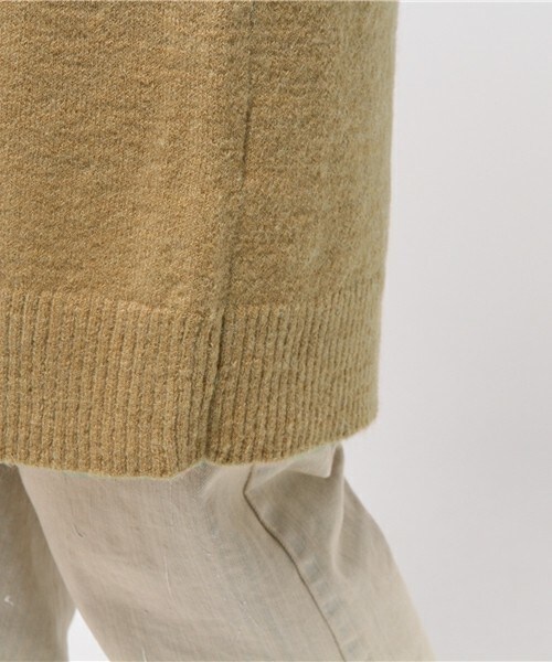 FRAPBOIS（フラボア）の「モヘアストレッチ（カーディガン/ボレロ・レディース・ブラック/グレー/ベージュ・1）」の13枚目の写真