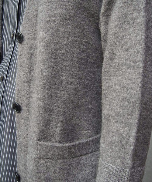 FRAPBOIS（フラボア）の「モヘアストレッチ（カーディガン/ボレロ・レディース・ブラック/グレー/ベージュ・1）」の7枚目の写真