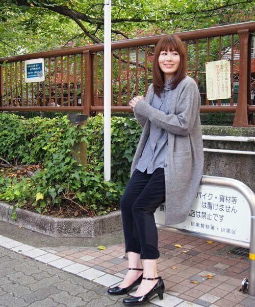 FRAPBOIS（フラボア）の「モヘアストレッチ（カーディガン/ボレロ・レディース・ブラック/グレー/ベージュ・1）」の2枚目の写真