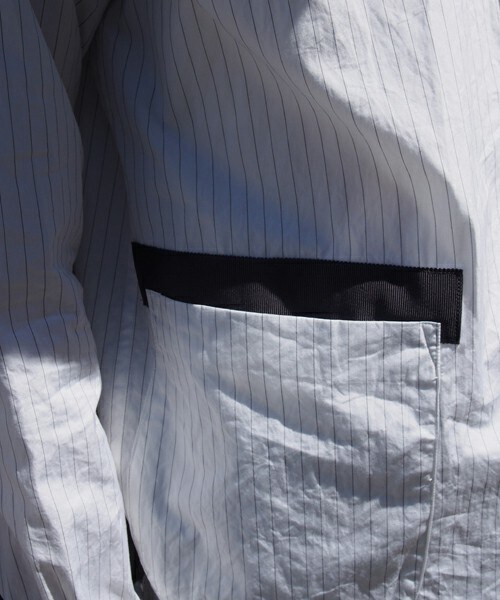 FRAPBOIS（フラボア）の「グランパ（シャツ/ブラウス・メンズ・ホワイト/ブルー/ネイビー・2/3）」の10枚目の写真