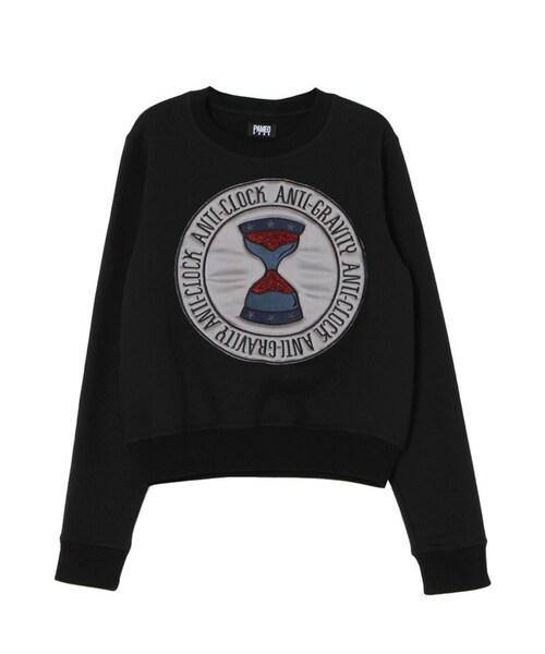 PAMEO POSE（パメオポーズ）の「ANTI-CLOCK ANTI-GRAVITY PULLOVER（スウェット・レディース・グレー/ブラック/レッド・F）」の2枚目の写真
