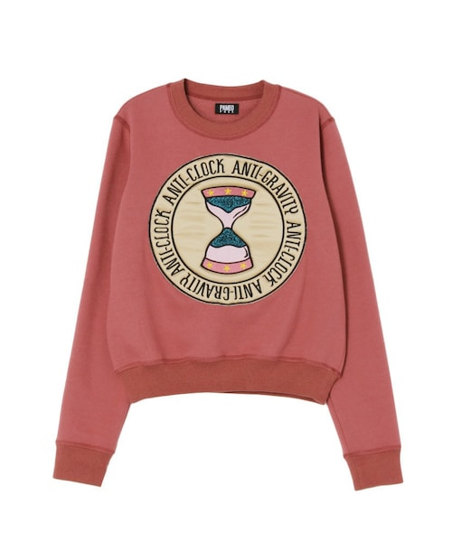PAMEO POSE（パメオポーズ）の「ANTI-CLOCK ANTI-GRAVITY PULLOVER（スウェット・レディース・グレー/ブラック/レッド・F）」の3枚目の写真