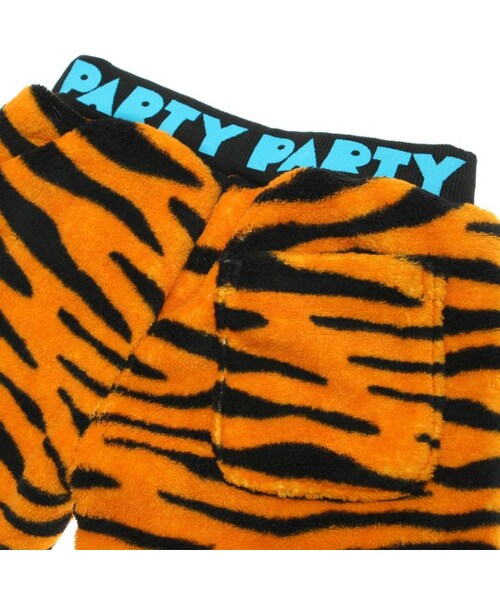 PARTY PARTY（パーティーパーティー）の「ファーフリースズボッツ（パンツ・キッズ・ブラック/オレンジ・80/90/100/110/120）」の9枚目の写真