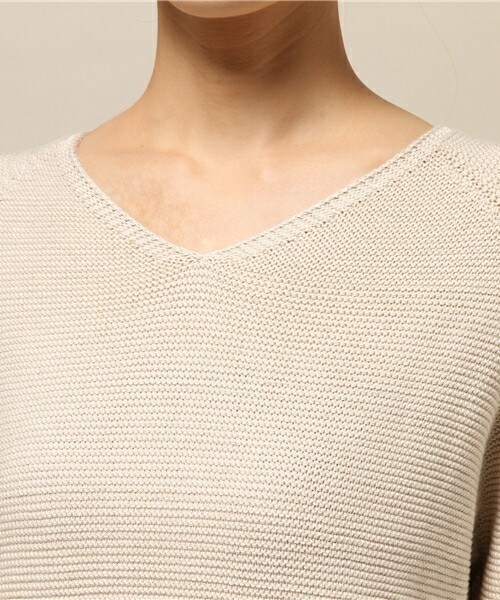 Soareak（ソアリーク）の「ﾎｰﾙｶﾞｰﾒﾝﾄﾗﾒﾌﾟﾙｵｰﾊﾞｰ（ニット/セーター・レディース・グレー/ベージュ/ワインレッド・MEDIUM）」の10枚目の写真