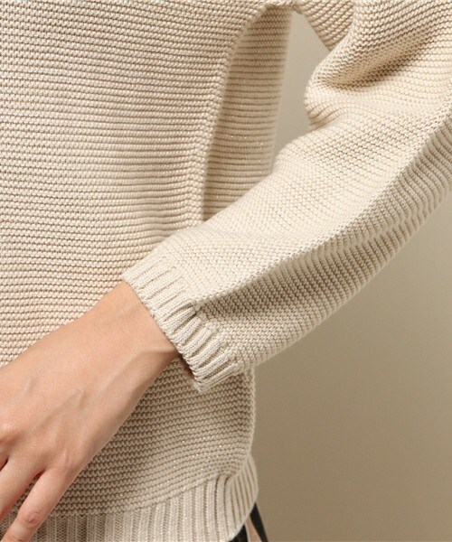 Soareak（ソアリーク）の「ﾎｰﾙｶﾞｰﾒﾝﾄﾗﾒﾌﾟﾙｵｰﾊﾞｰ（ニット/セーター・レディース・グレー/ベージュ/ワインレッド・MEDIUM）」の11枚目の写真